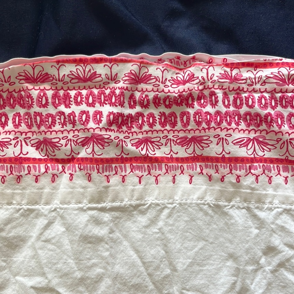 Lilly Pulitzer x Pottery Barn queen sheet set